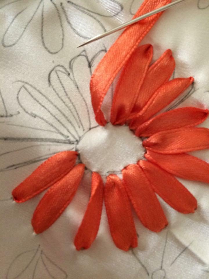 Ribbon embroidery - Simple Craft Ideas