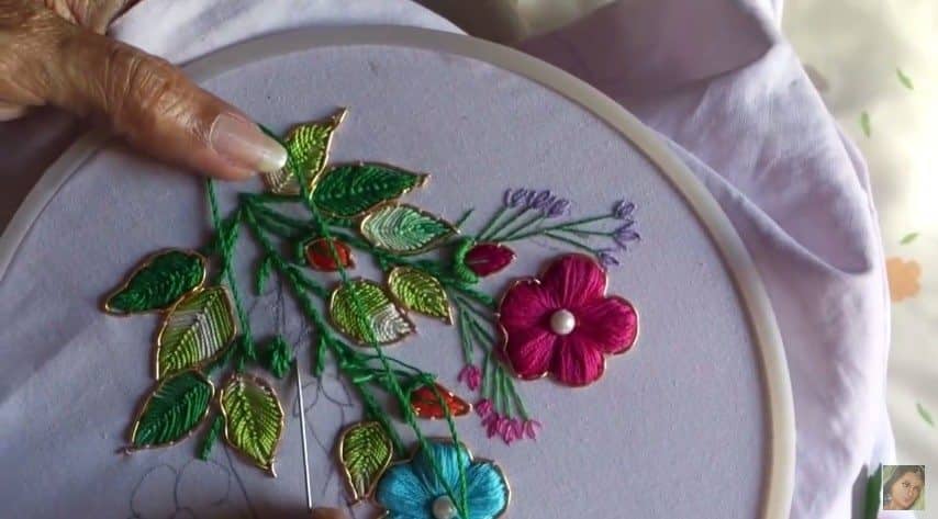 How to do fancy embroidery stitches - Simple Craft Ideas