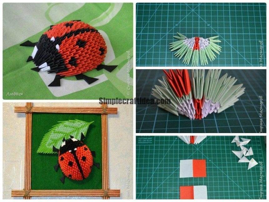 Origami ladybug