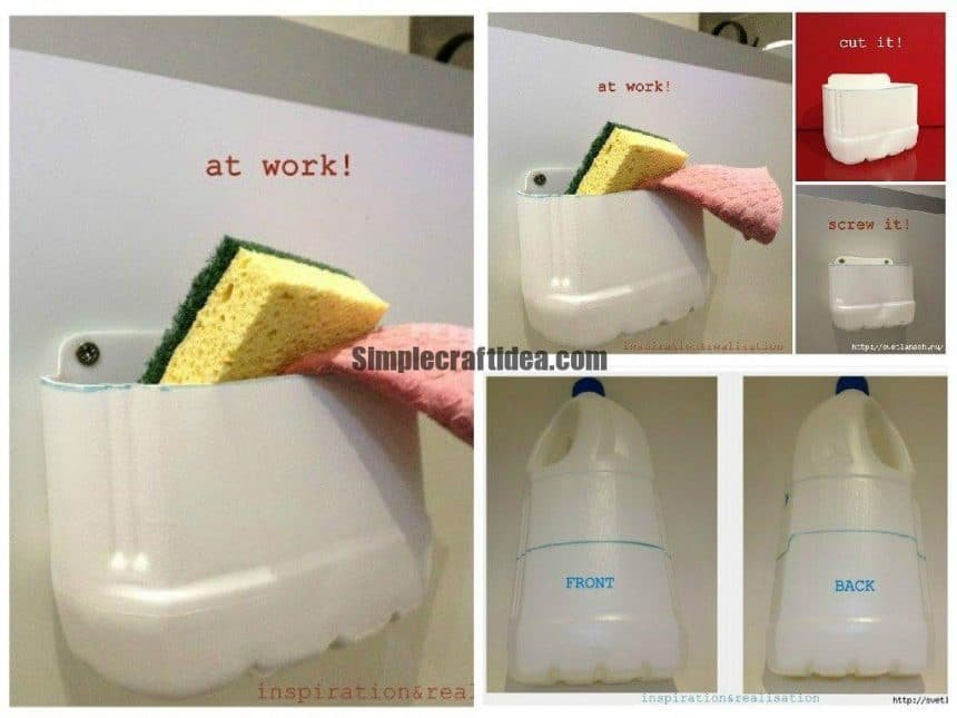 A good idea to store kitchen utensils