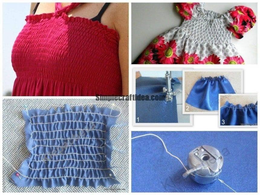 How to sew elastic thread