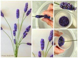 Bunch of bead lavender