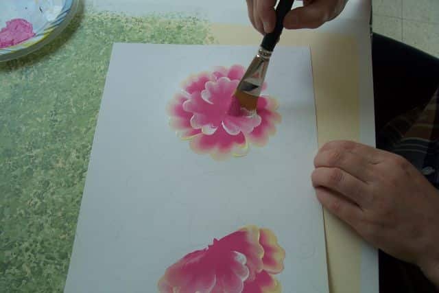 A process of painting is very fast - Simple Craft Idea