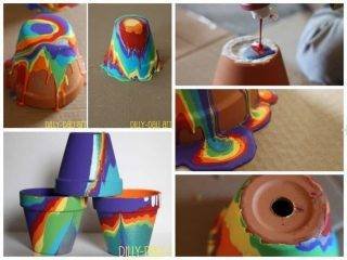 Rainbow pot