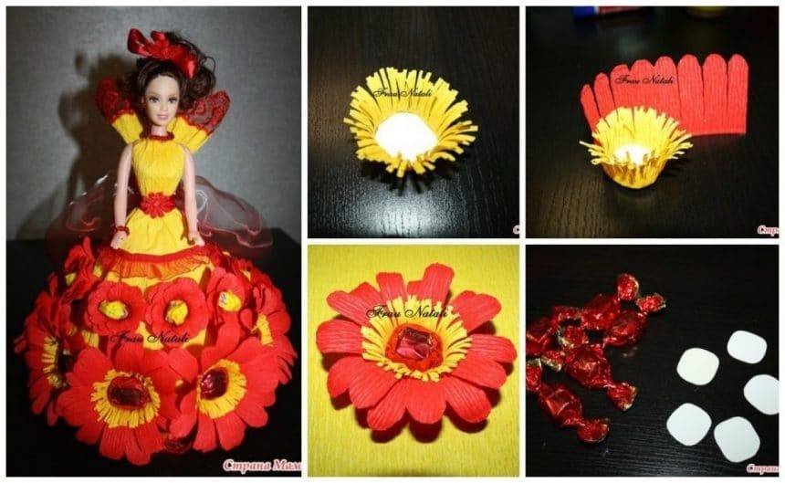 Flower candy doll