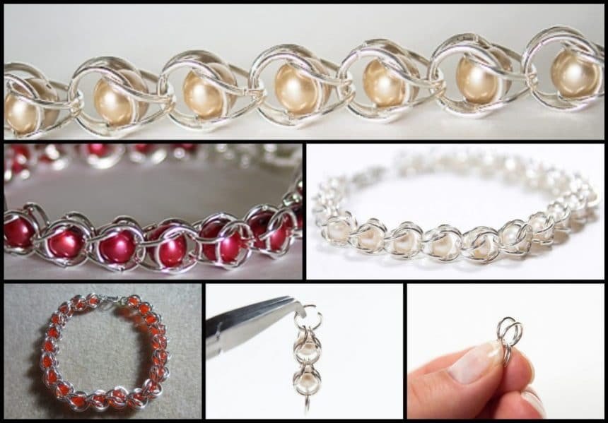 Bracelet with pearls