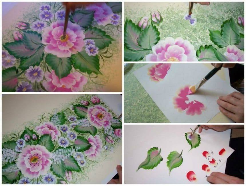 A process of painting is very fast Easy Craft Ideas