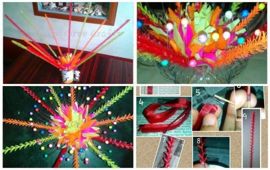 Satin ribbon craft