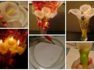 Fantastic flowers candles