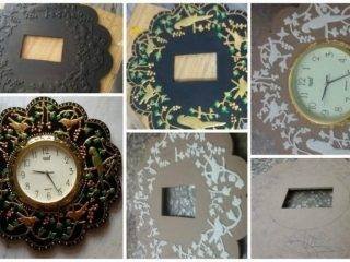 Procedure of making of this wall clock