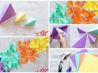 Paper wall decorations