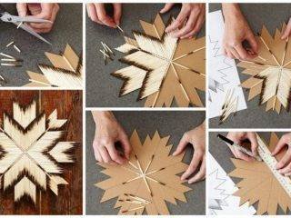 How to make matchstick star