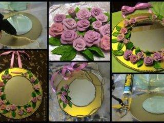 How to make beautiful mirror roses