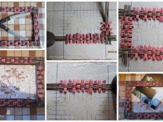 How to weave photo frames