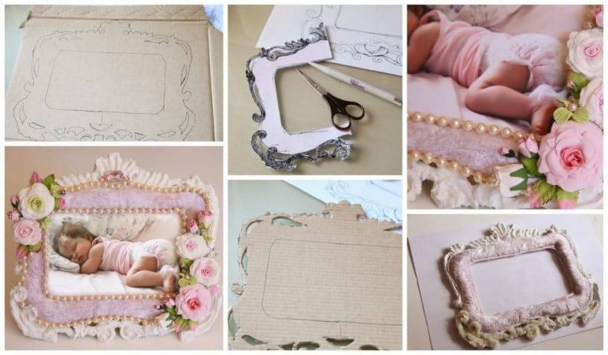 How to make a frame for baby photo