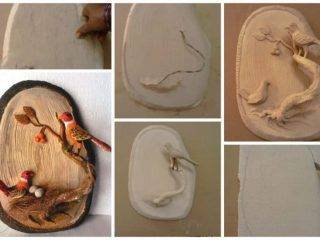 How to make 3D clay mural art