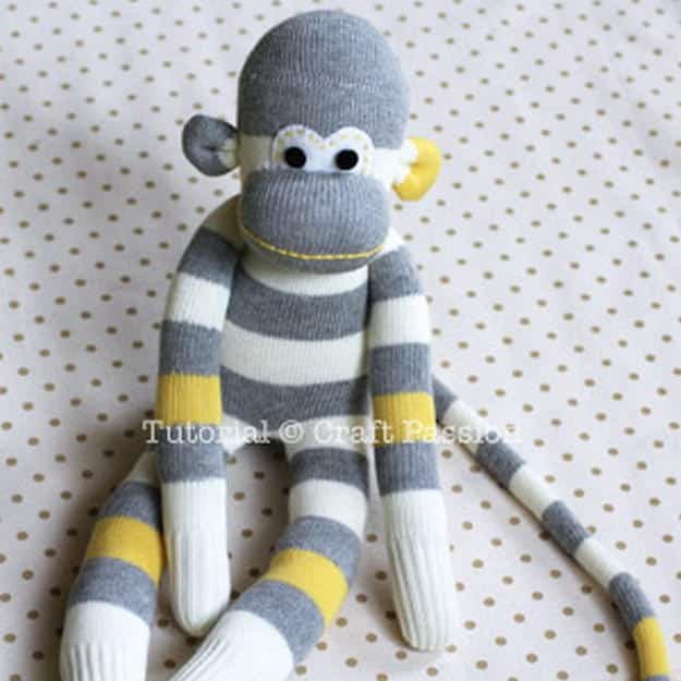 Making monkeys from old socks