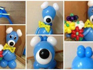 How to make Bear of balloons