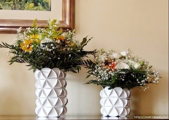 How to make paper vase - Simple Craft Ideas