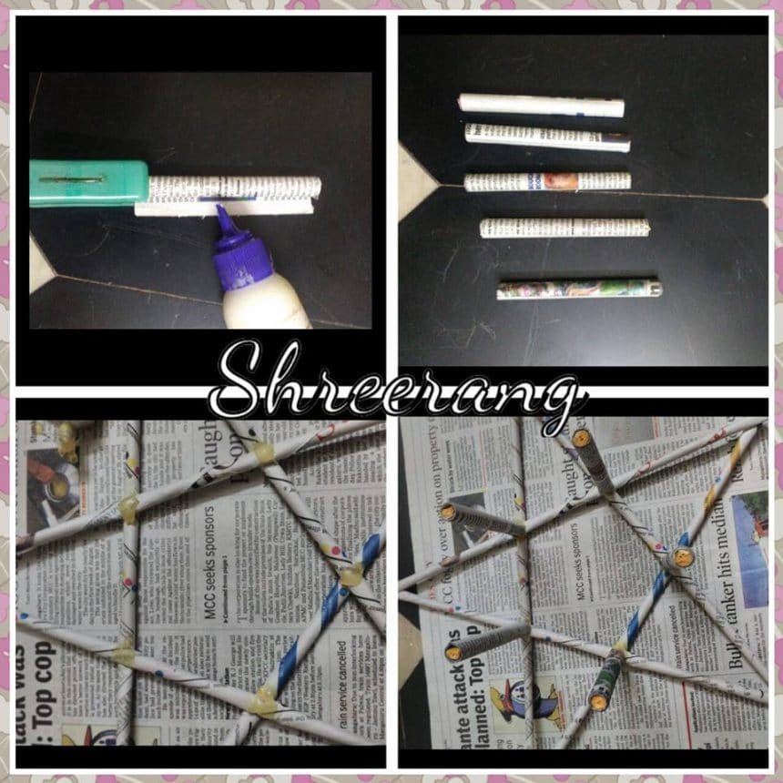 newspaper sticks for frame (8)