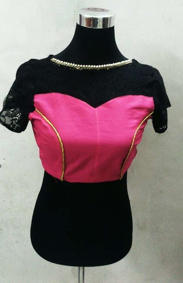 How to make Boat Neck Blouse with Princess Cut
