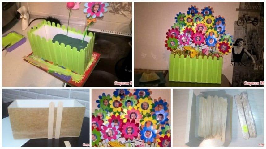 unusual bouquet for kindergarten