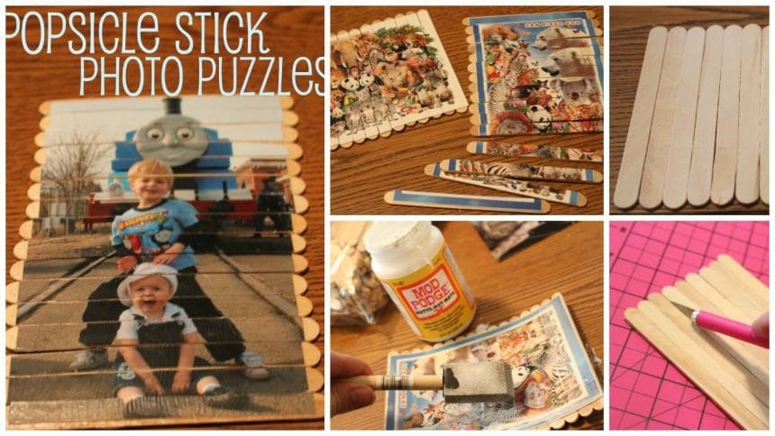 popsicle stick photo puzzles