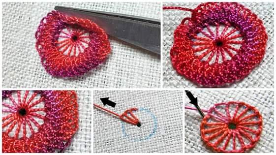 lacy buttonhole wheel