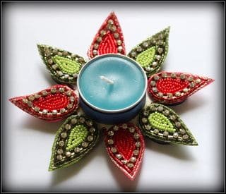 decorative tea-light andle holder