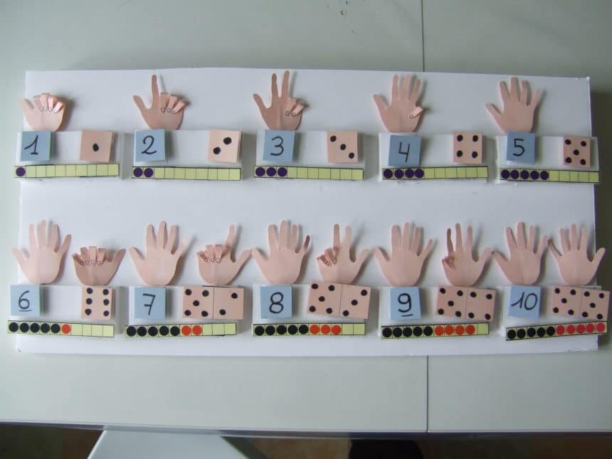 hands to teach numbering