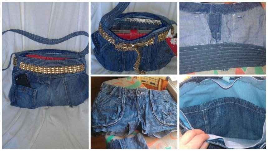 bag out of old jeans