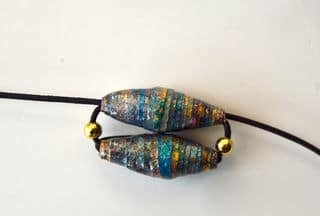 paper beads bracelet