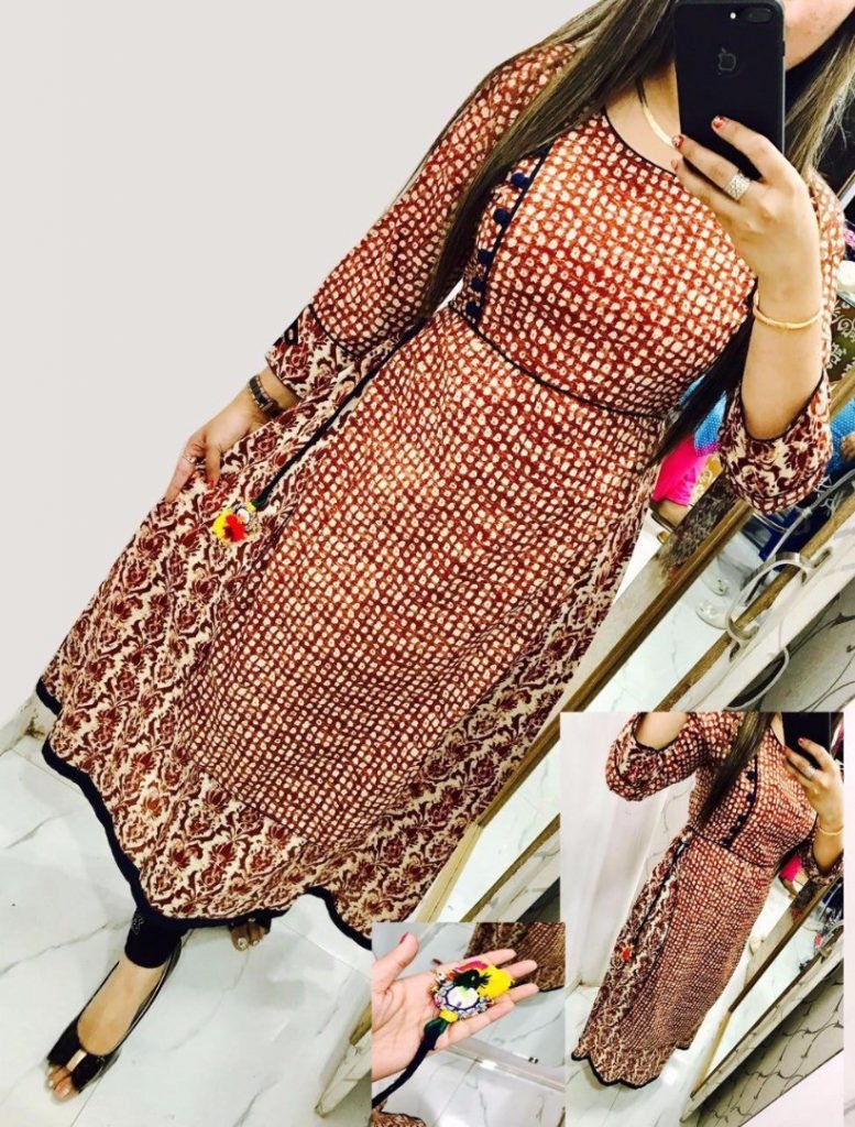 Different types of double layered kurtis  Simple Craft Ideas