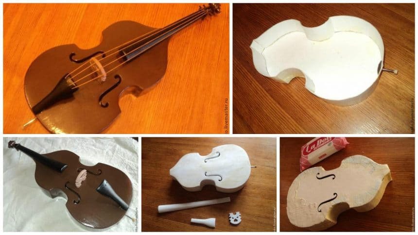 How to make a violin - Simple Craft Ideas