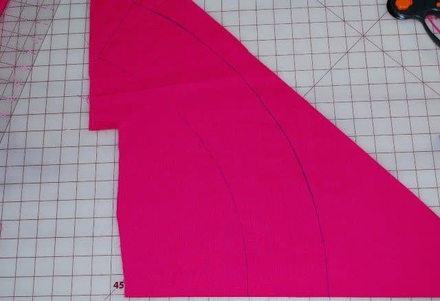 origami fan skirt