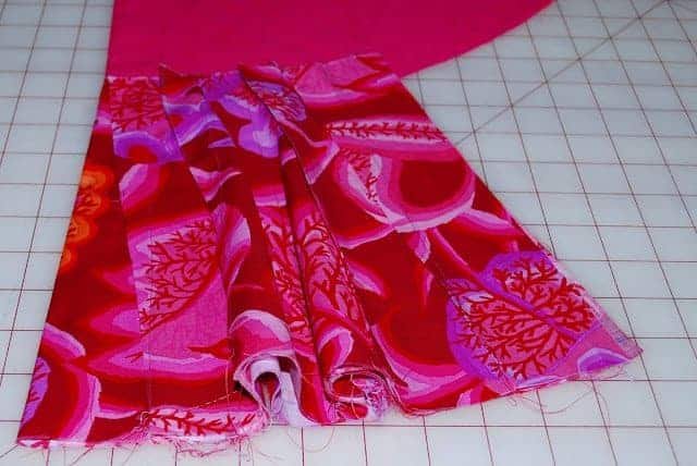 origami fan skirt