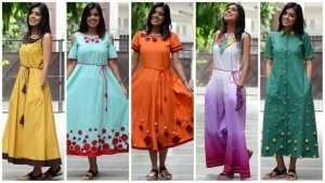 Different types of kurtis designs