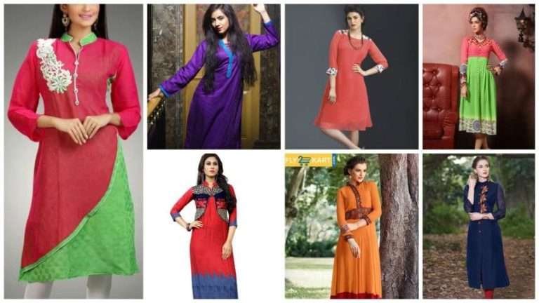 Different types of kurtis designs