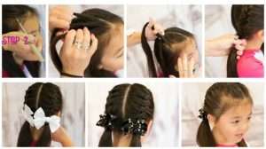 Messy Bun with Knot Headband : Back to school hair styles