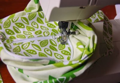 collapsible bag of beautiful fabrics