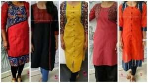 Different types of kurtis designs