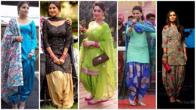 Different types of punjabi suit designs