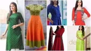Different types of kurtis designs