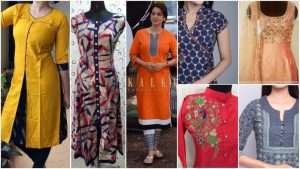 Different types of kurtis designs