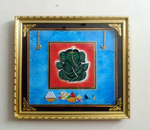 quilled lord ganesha