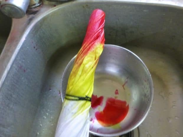 tie-dyed rainbow bandana