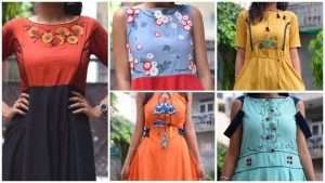Different types of kurtis designs