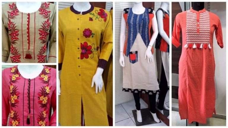 Different types of kurtis designs