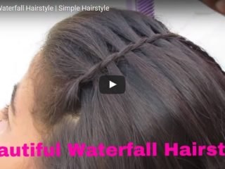 waterfall hairstyle
