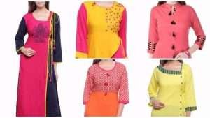 Different types of kurtis designs